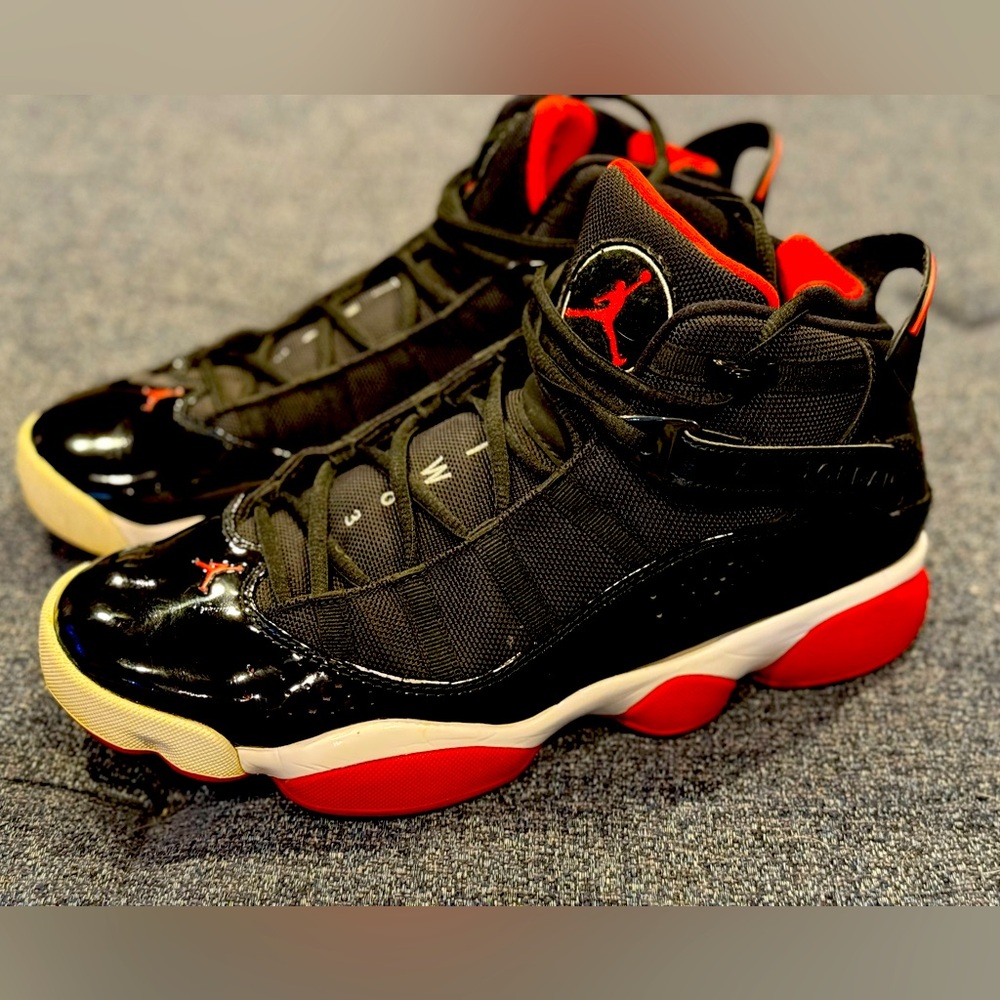 Great Condition Air Jordan 6 Rings Bred Sneaker